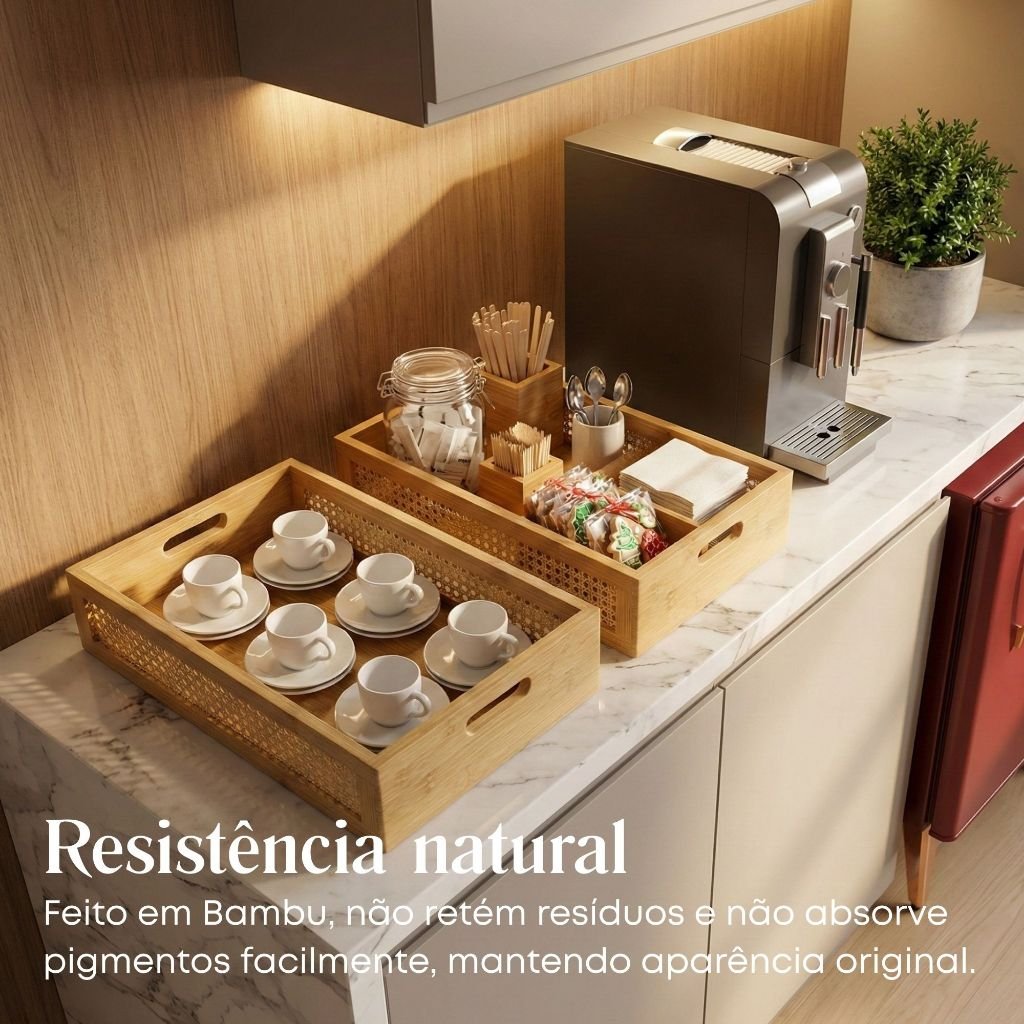 Bandeja de Bambu com Alça Ecoeden - Imagem 8