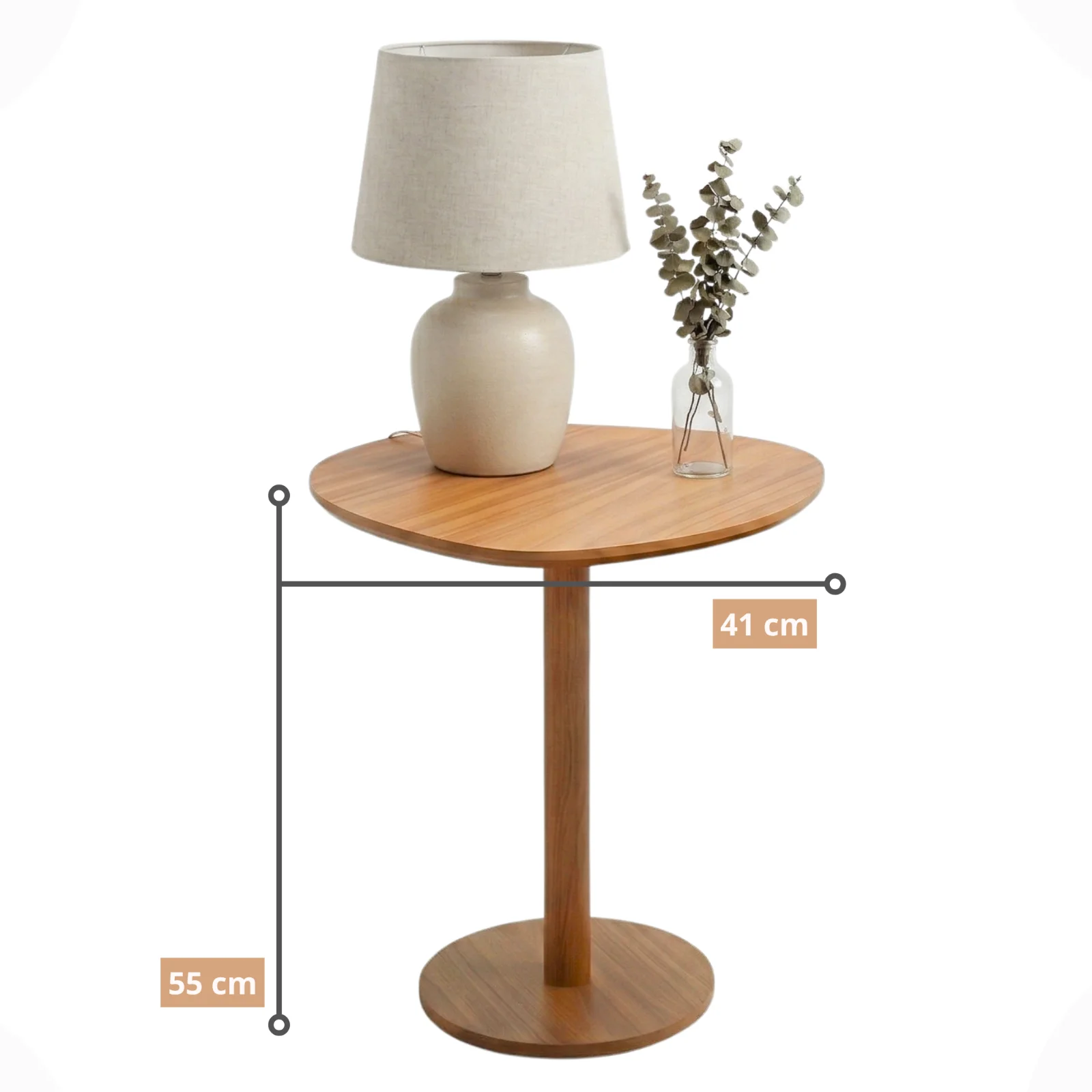 Mesa Lateral Monopé para Sofá, Sala e Quarto Ecoeden - Imagem 9