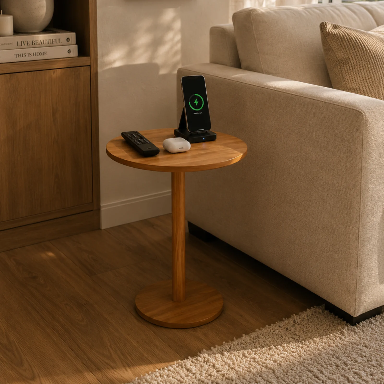 Mesa Lateral Monopé para Sofá, Sala e Quarto Ecoeden - Imagem 14